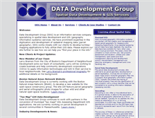 Tablet Screenshot of datadevelopmentgroup.com